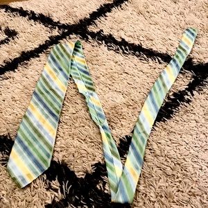 Striped tie